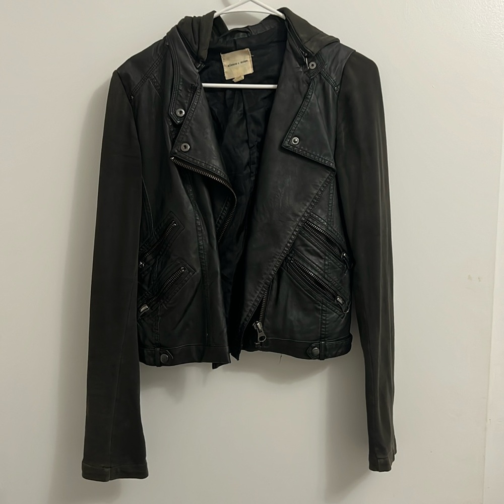 Faux Leather Jacket